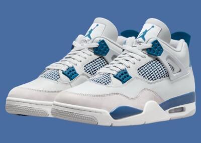 Jordan 4 bleu militaire