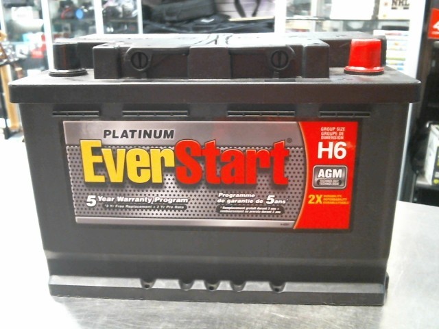 Car battery brand new everstart