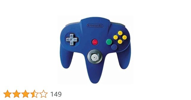Manette n64 bleu