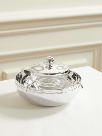Plat en argent plat