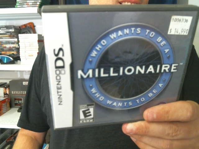 Who wants to be a millionaire