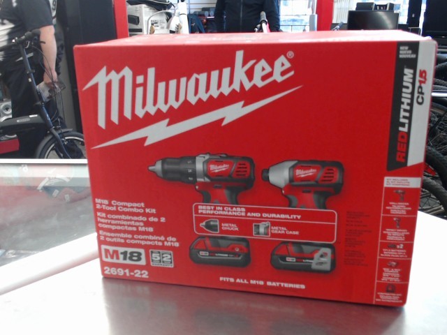 Ensemble combine de 2 outils compact m18