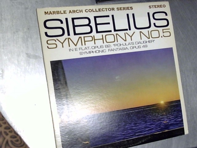 Vinyl sibelius symphony n0.5