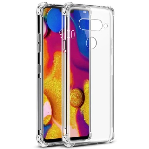 Telephone lg k61 avec etui clear pw 3209