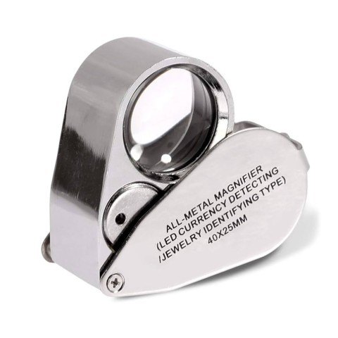 Loupe de bijoutier  40x25mm avec set