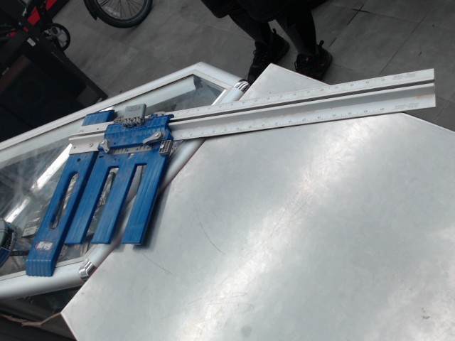 Rip cut bleu et gris