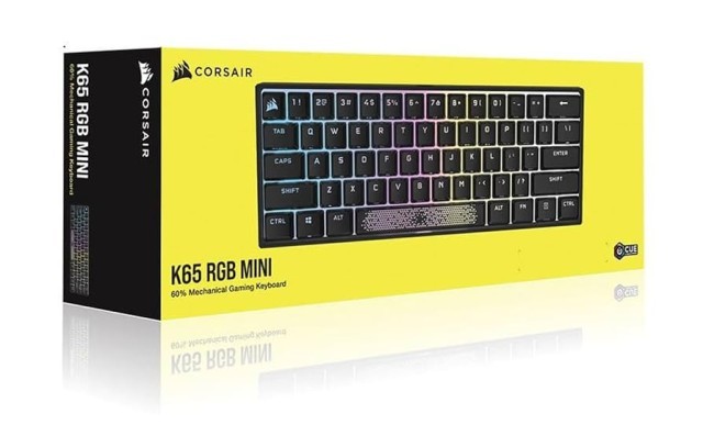 Clavier mecanique en boite corsair rbg