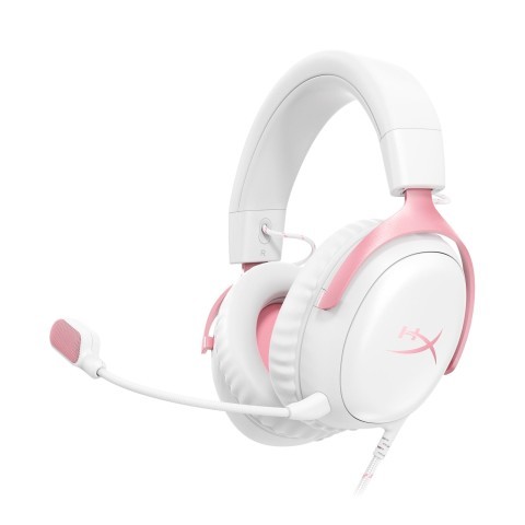 Casque gaming blanc en boite filaire