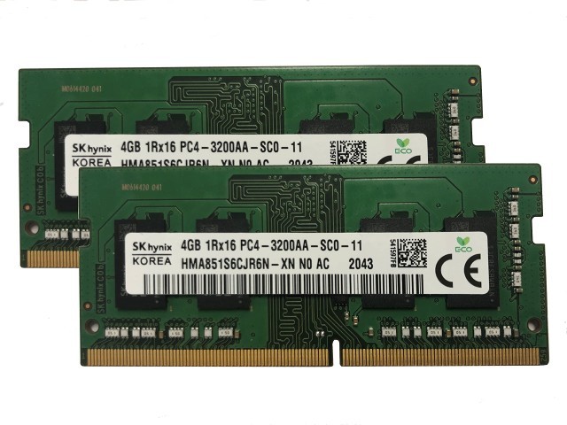 Kit 8gb ddr4 laptop 2x4gb