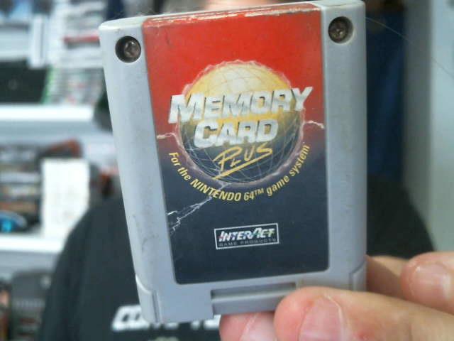 Memory card plus n64