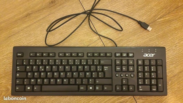 Clavier noir usb