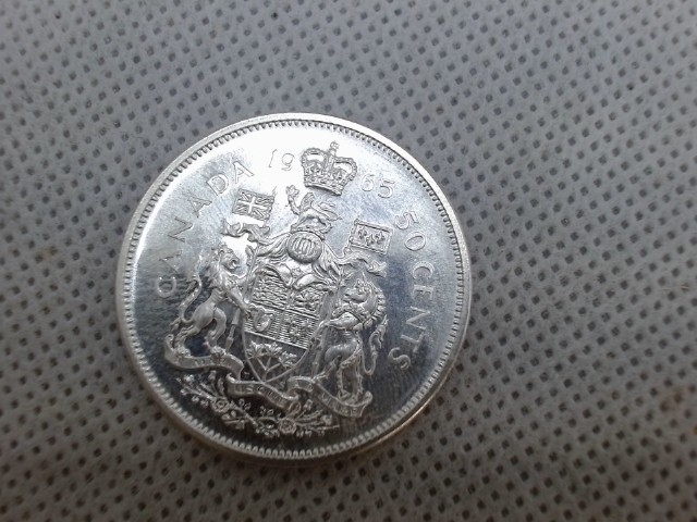 50 cents canadien 1965
