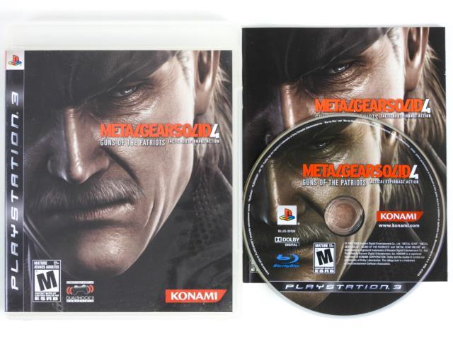 Metal gear solid 4 gun of patriots ps3
