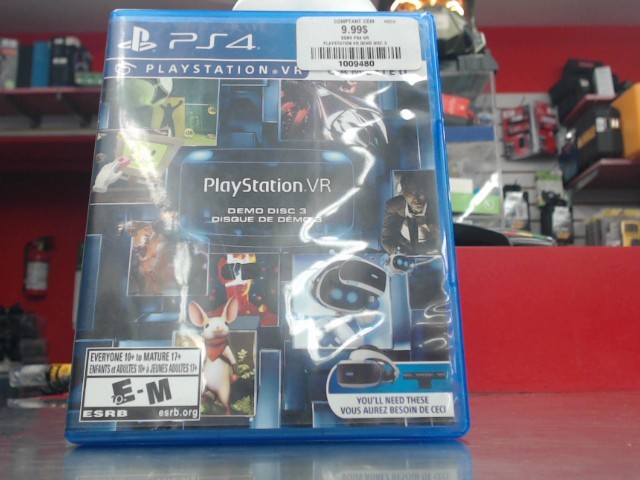 Playstation vr demo disc 3