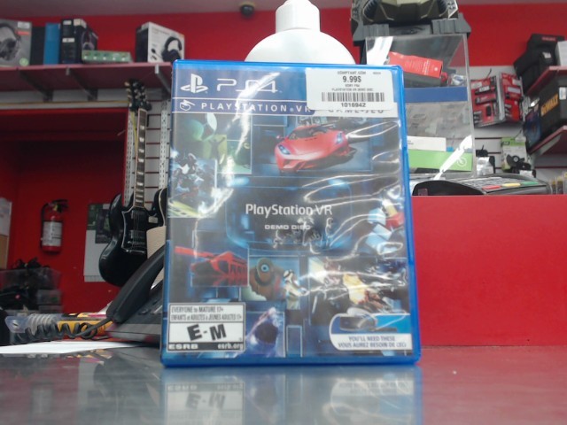 Playstation vr demo disc