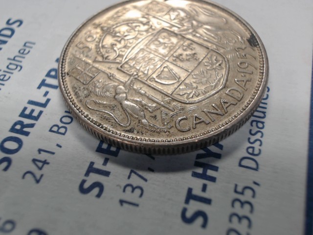 Silver half dollar