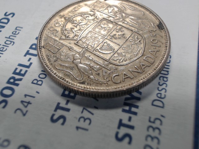 Silver half dollar
