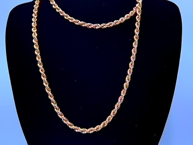 CHAINE TORSADE EN OR 10KT