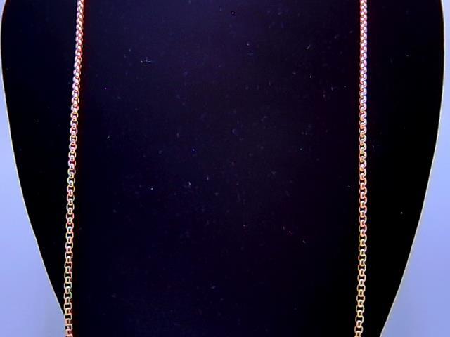 CHAINE BOX  EN OR 10KT