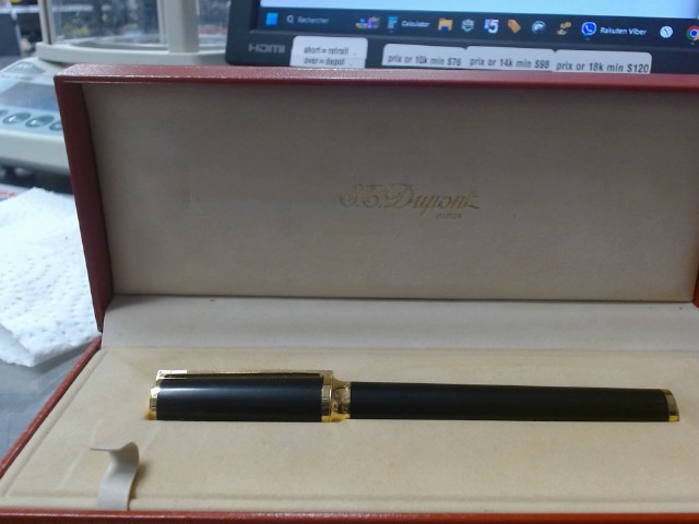 Dupont fountian pen chinese laquer franc