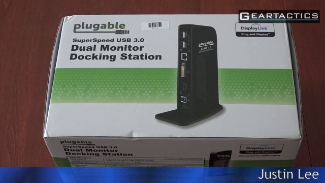 Plugable dual monitor