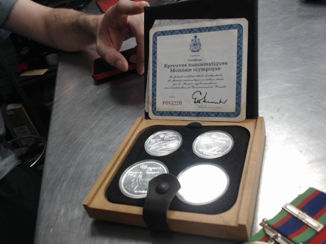1976 olympic silver coins set 7