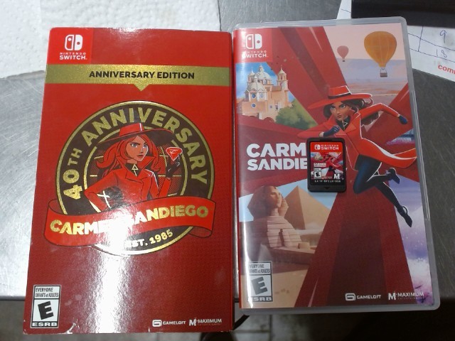 Jeu carmen sandiego edition 40e anniv
