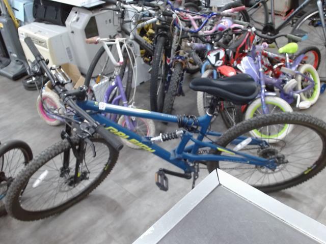 Velo mont.bleumarin et jaunefluo