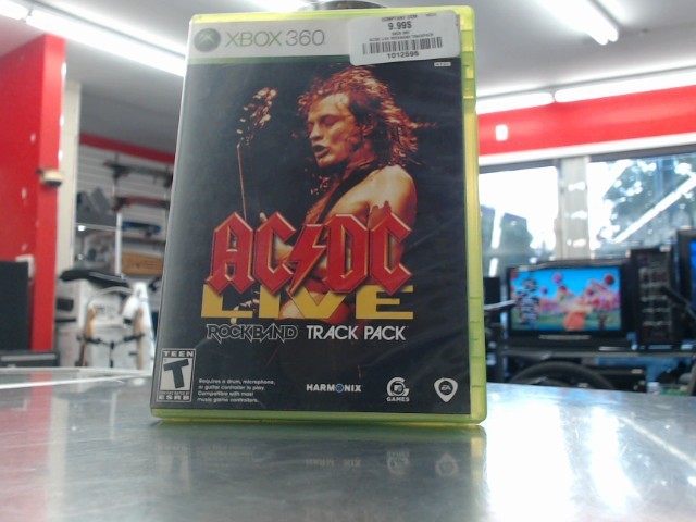 Ac/dc live rockband trackpack
