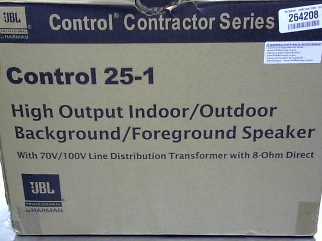 Jbl 2 loudspeaker high output contractor