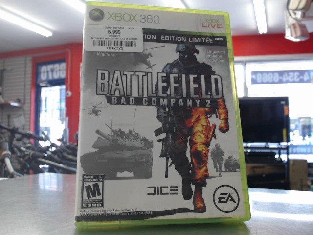 Battlefield bad company 2 jeu de xbox360