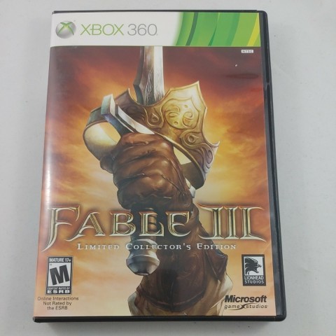 Fable iii limited collector's edition