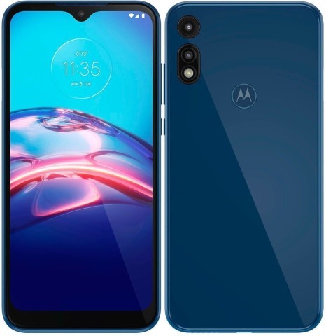 Cellulaire bleu sans case