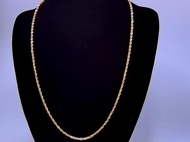 CHAINE TORSADE EN OR 10KT