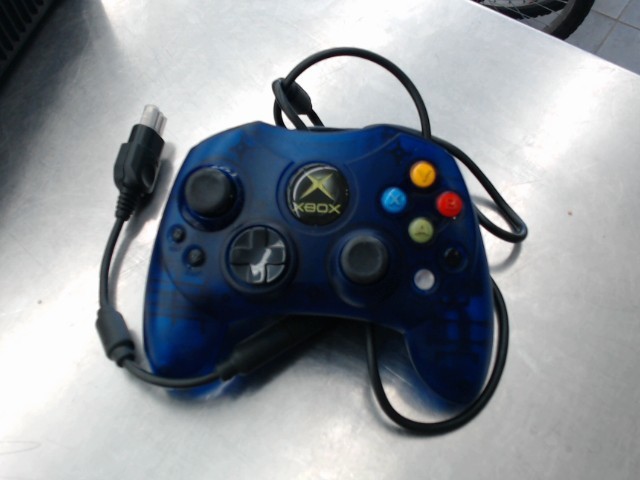 Manette xbox classic bleu