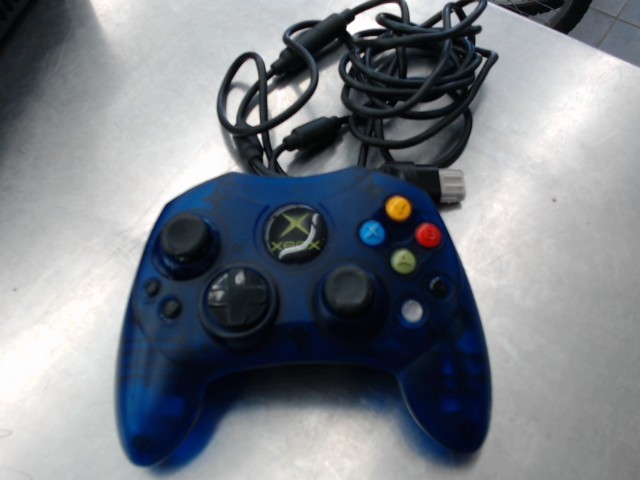 Manette xbox classic bleu