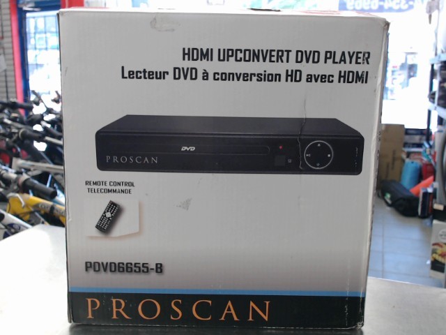 Lecteur dvd regulier en boite