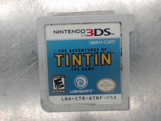 The adventure of tintin the game