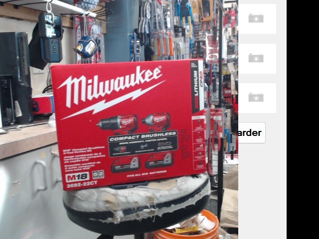 Milwaukee nrusless double drill kit new