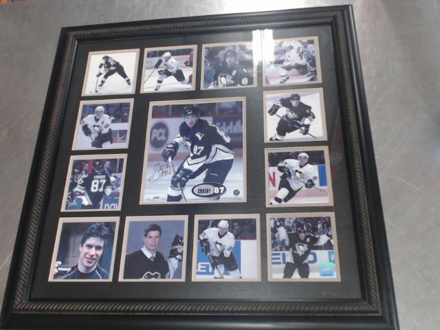 Cadre signer sidney crosby+certificat