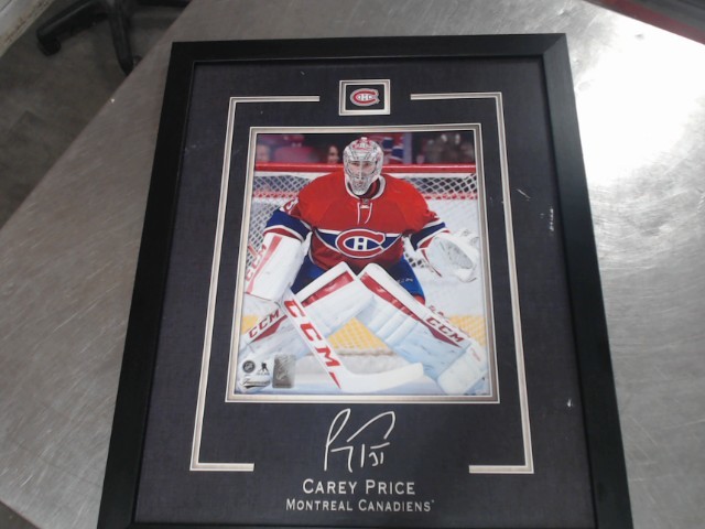Cadre carey price+certificat(vitre brise