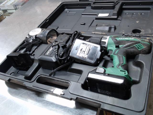 Kit drill+lampe+batt+charg