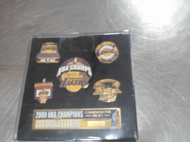 2000 champions lakers rare pin set