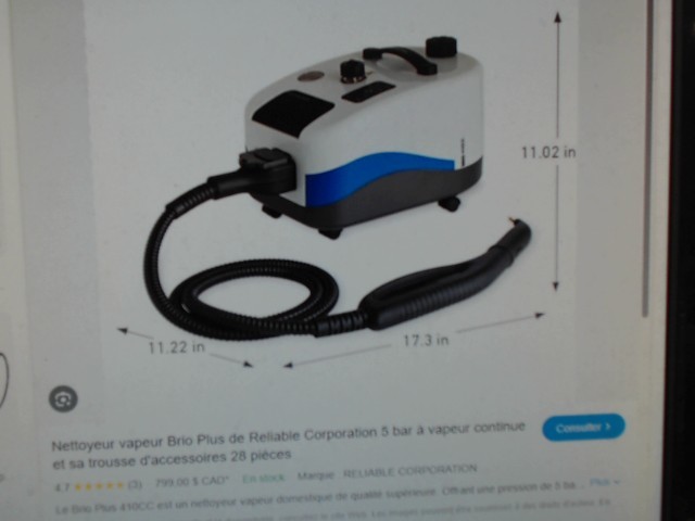 Machine a vapeur 410cc+acc