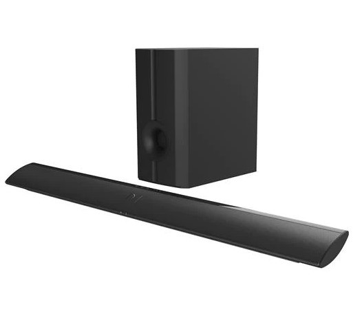 Soundbar noir avec sub et mannette