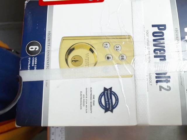 Serrure powerbolt de weiser