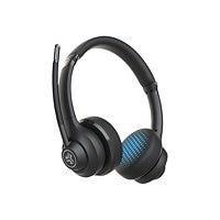 Casque bluetooth noir bleu