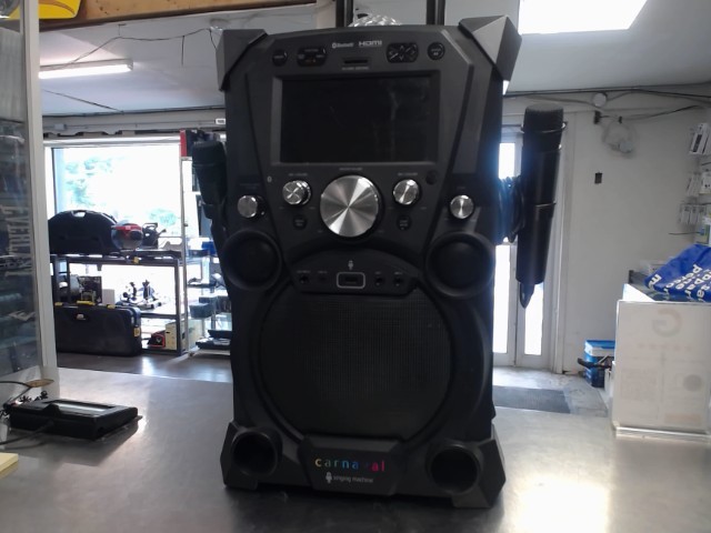 Machine karaoke carnaval avec micro+fils