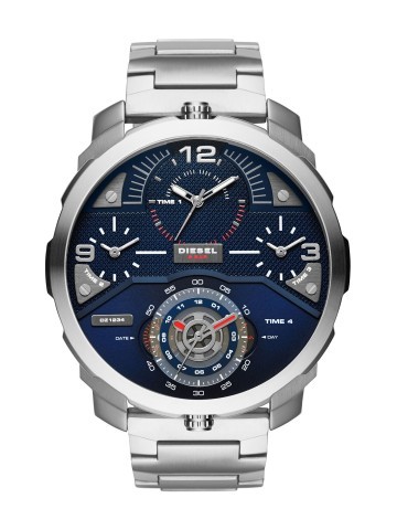 Montre diesel argernt fond bleu