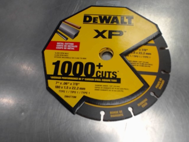 Metal cutting blade dewalt